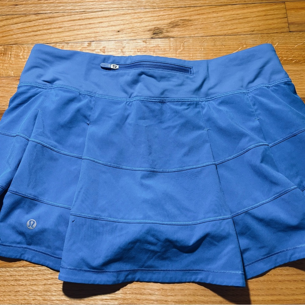 Lululemon Athletica Vibrant Blue Mini Skirt